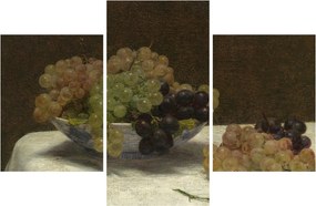 Tablou - Henri Fantin-Latour, Still Life with Grapes and a Carnation, reproducere (90x60 cm)