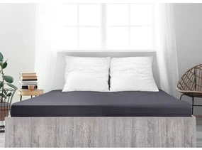 Cearșaf de pat jersey 4Home Ideal antracit , 180 x 200 cm, 180 x 200 cm