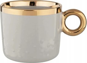 Cană din porțelan Altom Palazzo dots 350 ml,Sage