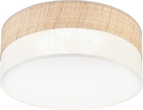 Plafonieră LED SIRJA BOHO, 20 W, 230 V, Ø 35 cm, bej/crem