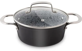 Lamart LT1252 caserolă cu capac Granit, diametru18 cm
