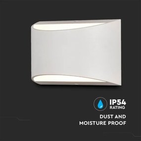 Aplica LED de exterior/9W/230V 4000K IP54 albă