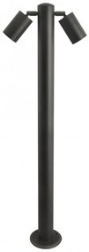 Stalp de exterior cu spoturi directionabile IP44 ROLF 2 90cm negru