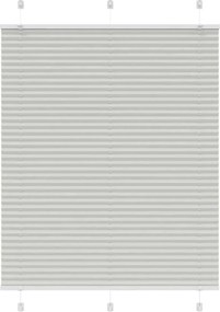 vidaXL Jaluzea plisată gri deschis 110x150 cm Lățime țesătură 109,4 cm
