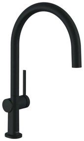 Baterie bucatarie Hansgrohe Talis M54 220 cu 1 tip de jet finisaj negru mat