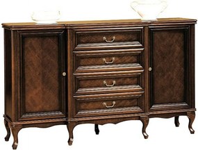 Comodă lemn masiv Weston VIII m, 184 × 46,5 × 111 cm