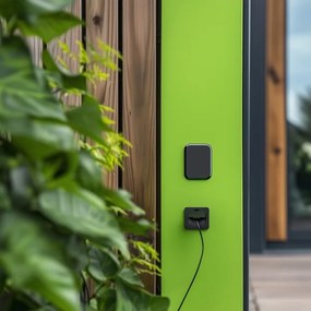 Priză încastrabilă de podea de exterior Solight 5B322B IP55 negru dreptunghiular