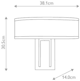 Hinkley HK-HAMPTON2-BB - Aplica de perete HAMPTON, 2x E14, 40W, 230V, aurie