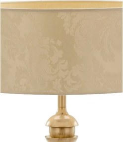 Brilagi - Lampă de masă SAPHIRE 1xE27/15W/230V crem/auriu/patină