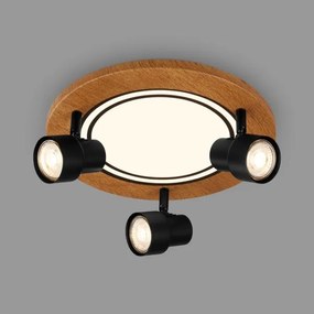 Plafonieră LED Brilo LED/12W/230V + 3xGU10/9W 3000K