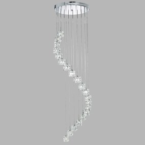 Lustra LED casa scarii design modern Ice Cube H-1,8M 6720-20-LED SRT