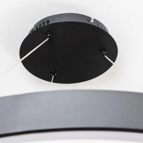 Brilagi - Lustră LED dimabilă FALCON II, 108 W, 230 V, 3000–6500K, Ø 80 cm, neagră + telecomandă