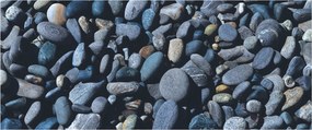 Tabloul cu pietre pe plajă (120x50 cm)