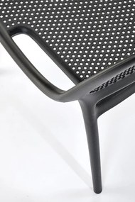 Scaun plastic K532 negru