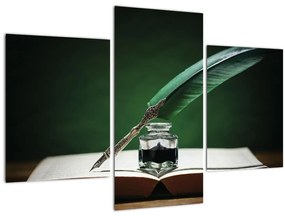 Tablou cu stilou sriind (90x60 cm)