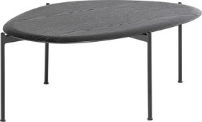 Măsuță de cafea neagră 67x92 cm Kota – WOOOD