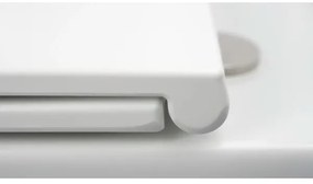 Deante CDJD6RPS - Vas WC pe pardoseală cu capac JASMIN, ceramică/alb