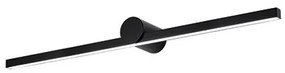 Aplica LED de perete pentru baie, IP54 design modern SHINE negru