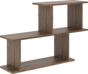 Etajera Rico V2, Stejar Bronz, L 100 x l 25 x H 65 cm