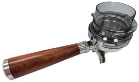 Espressor manual cu rasnita incorporata Finlux FEM-1965M, 2450W, Pompa italiana ULKA 20 bar, 2.2 Ș, 250 g, Cafea boabe si macinata, Inox