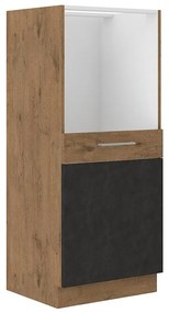 Dulap bucătărie sub cuptor Bronte 60 DP 145 1F BB (stejar lancelot + matera). 1058626