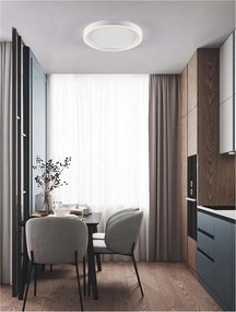Plafoniera LED design slim ISTOS alb D-50cm