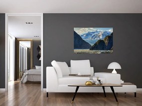 Tablou cu peisaj cu munții (90x60 cm)