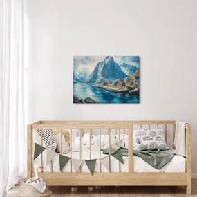 Tablou - Sat norvegian (70x50 cm)