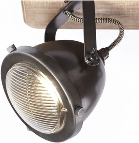 Brilliant - Lampă spot CARMEN WOOD 4xGU10/5W/230V eucalipt