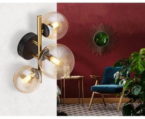 Lustră LED aplicată RIHA 3xG9/3W/230V alamă Globo 56135-3W