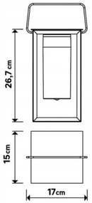 Lampă LED dimabilă de exterior MESHY LED/2W/5V IP44