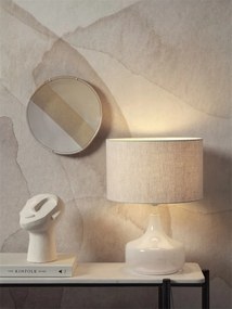 Veioza/ Lampa de masa decorativa Reykjavik alb/ in deschis