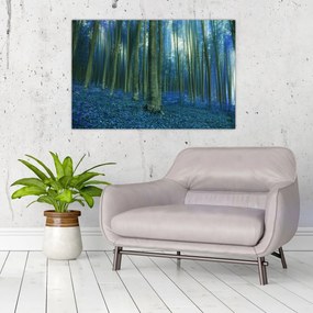 Tablou - Pădure albastră (90x60 cm)