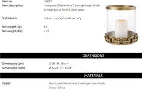 Suport lumanare design LUX Clementine S