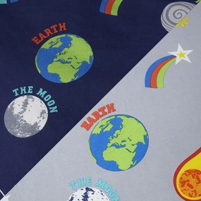 Lenjerie de pat pentru copii pentru pat de o persoană 135x200 cm Lost In Space – Catherine Lansfield