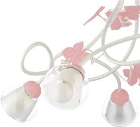 Lustră pentru copii BUTTERFLY 5xE14/6W/230V ONLI