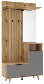 Mobilier hol Nadrano (stejar evoke + grafit) . 1097142