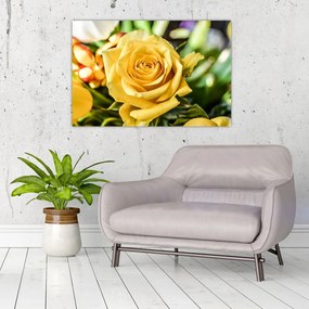 Tablou cu trandafir (90x60 cm)