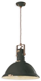Lustra design retro realizata manual din ceramica INDUSTRIAL