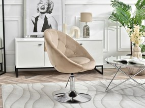Fotoliu Lush 4 (bej + crom). 1110269