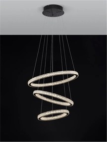 Lustra LED suspendata moderna design elegant GINEVRA 69W