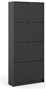 Pantofar negru cu deschidere înclinată Shoes – Tvilum