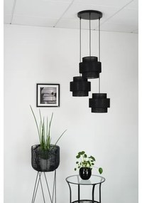 Lustră pe cablu Brilagi SPACE YUTE 3xE27/15W/230V negru