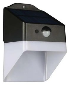 LED lampă solară de perete cu senzor, 2W, 3,7V, 4000K, IP65, 1200 mAh