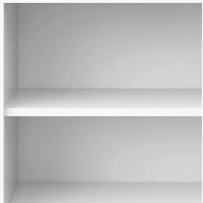 Bibliotecă modulară albă 89x222 cm Prima – Tvilum