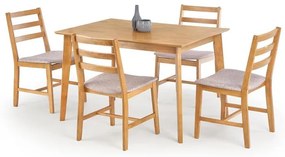 Set masa Cordoba + 4 scaune stejar deschis
