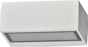 Aplica de perete exterior cu protectie IP44 TWIN AP1 BIG BIANCO 115351