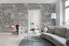 Fototapet, Summer Field, Dusty Pink, Rebel Walls