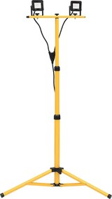 vidaXL Proiector cu LED și trepied, 2x10 W, alb rece