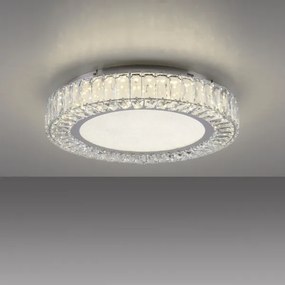 JUST LIGHT. 15222-17 - Plafonieră LED KULUNKA LED/46W/230V crom